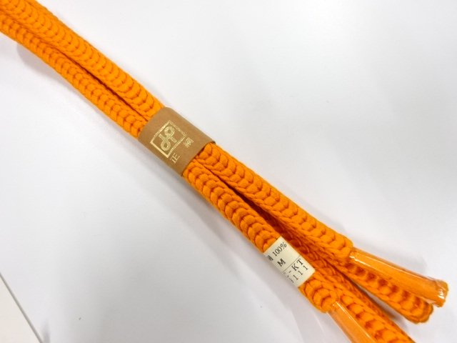 JAPANESE KIMONO / UNUSED HAND-TIED OBIJIME